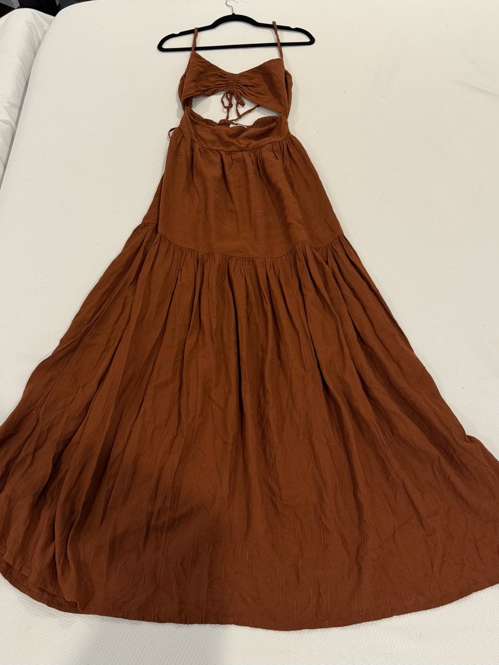 L*space Brown Cutout Maxi Dress
